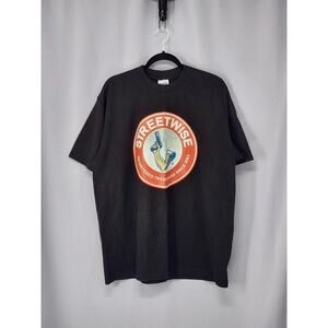Streetwise Shirt Mens XL Black Graphic Tee Registered Trademark Los Angeles